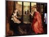 Saint Luc Dessinant La Vierge (Saint Luke Drawing the Virgin). Peinture De Rogier (Roger) Van Der W-Rogier van der Weyden-Mounted Giclee Print