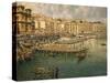 Saint Lucia in Naples, 1888-Vincenzo Migliaro-Stretched Canvas