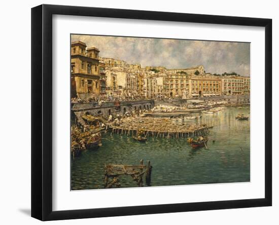 Saint Lucia in Naples, 1888-Vincenzo Migliaro-Framed Giclee Print