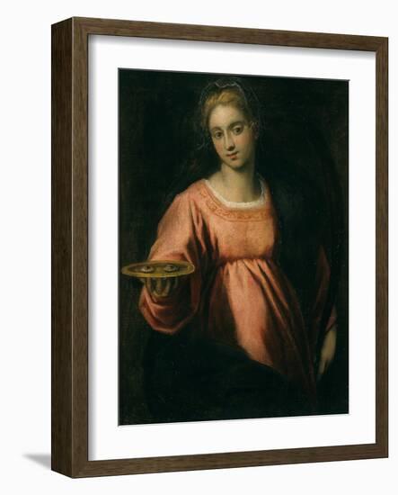 Saint Lucy-Palma Il Giovane-Framed Giclee Print