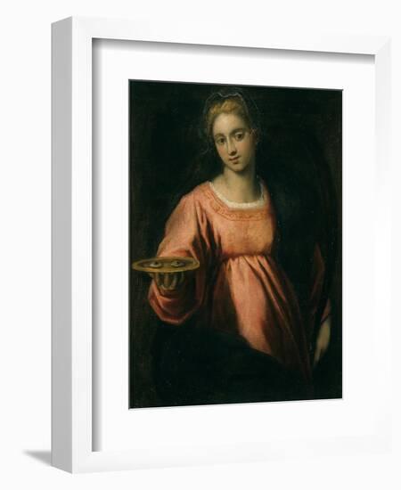 Saint Lucy-Palma Il Giovane-Framed Giclee Print