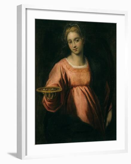 Saint Lucy-Palma Il Giovane-Framed Giclee Print