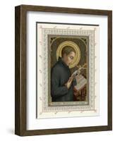 Saint Luigi di Gonzaga Italian Jesuit Noted for His Austerities-null-Framed Art Print