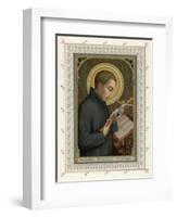 Saint Luigi di Gonzaga Italian Jesuit Noted for His Austerities-null-Framed Art Print