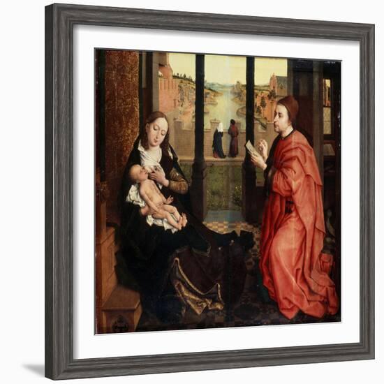 Saint Luke Drawing the Virgin, 15th Century-Rogier van der Weyden-Framed Giclee Print