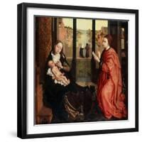 Saint Luke Drawing the Virgin, 15th Century-Rogier van der Weyden-Framed Giclee Print