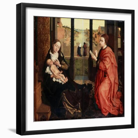 Saint Luke Drawing the Virgin, 15th Century-Rogier van der Weyden-Framed Giclee Print