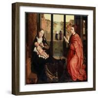 Saint Luke Drawing the Virgin, 15th Century-Rogier van der Weyden-Framed Giclee Print