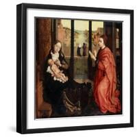 Saint Luke Drawing the Virgin, 15th Century-Rogier van der Weyden-Framed Giclee Print