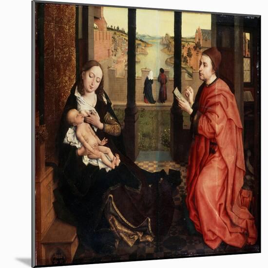 Saint Luke Drawing the Virgin, 15th Century-Rogier van der Weyden-Mounted Giclee Print