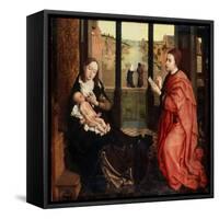 Saint Luke Drawing the Virgin, 15th Century-Rogier van der Weyden-Framed Stretched Canvas