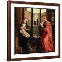 Saint Luke Drawing the Virgin, 15th Century-Rogier van der Weyden-Framed Giclee Print