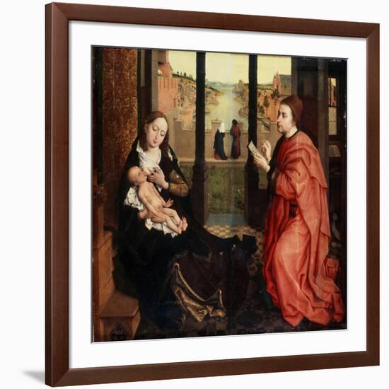 Saint Luke Drawing the Virgin, 15th Century-Rogier van der Weyden-Framed Giclee Print