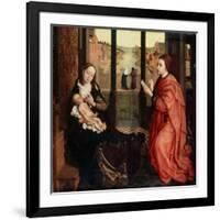 Saint Luke Drawing the Virgin, 15th Century-Rogier van der Weyden-Framed Giclee Print