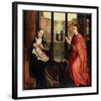 Saint Luke Drawing the Virgin, 15th Century-Rogier van der Weyden-Framed Giclee Print