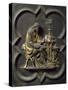 Saint Luke Evangelist, Bronze Panel-null-Stretched Canvas