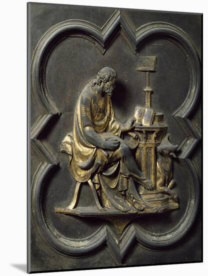 Saint Luke Evangelist, Bronze Panel-null-Mounted Giclee Print