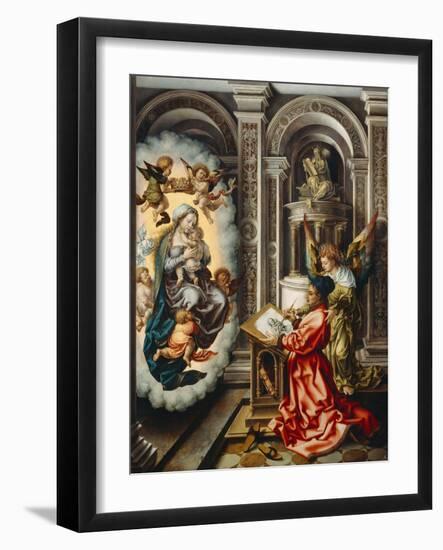 Saint Luke Painting the Madonna, C. 1520-Jan Gossaert-Framed Giclee Print