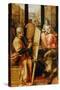 Saint Luke Painting the Virgin Mary (Oil on Panel)-Frans Floris-Stretched Canvas