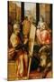 Saint Luke Painting the Virgin Mary (Oil on Panel)-Frans Floris-Mounted Giclee Print