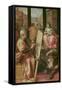 Saint Luke Painting the Virgin Mary-Frans Floris-Framed Stretched Canvas