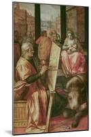 Saint Luke Painting the Virgin Mary-Frans Floris-Mounted Giclee Print