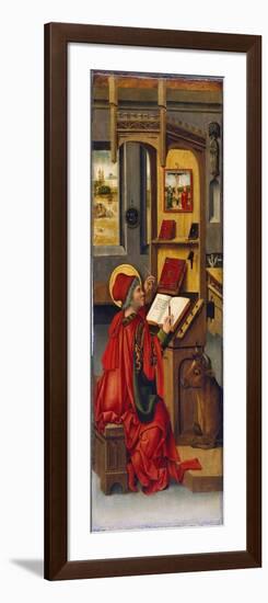 Saint Luke the Evangelist, 1478-Gabriel Mälesskircher-Framed Giclee Print