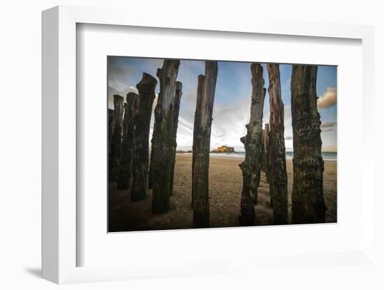 Saint malo beach-Philippe Manguin-Framed Photographic Print