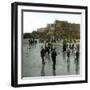 Saint-Malo (Ille-Et-Vilaine, France), the Beach and the National Fort, Circa 1870-Leon, Levy et Fils-Framed Photographic Print