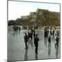 Saint-Malo (Ille-Et-Vilaine, France), the Beach and the National Fort, Circa 1870-Leon, Levy et Fils-Mounted Photographic Print