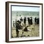 Saint-Malo (Ille-Et-Vilaine, France), View of the Beach, Circa 1870-Leon, Levy et Fils-Framed Photographic Print