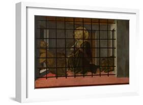 Saint Mamas in Prison Thrown to the Lions, 1455-1460-Fra Filippo Lippi-Framed Giclee Print