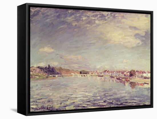 Saint-Mammes, 1885-Alfred Sisley-Framed Stretched Canvas