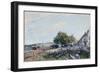 Saint-Mammès. Morning, 1884-Alfred Sisley-Framed Giclee Print