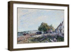 Saint Mammès-Morning, 1884-Alfred Sisley-Framed Giclee Print