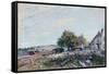 Saint Mammès-Morning, 1884-Alfred Sisley-Framed Stretched Canvas