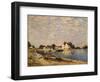 Saint-Mammes, on the Banks of the Loing; Saint-Mammes, Les Bord Du Loing, 1884-Alfred Sisley-Framed Giclee Print