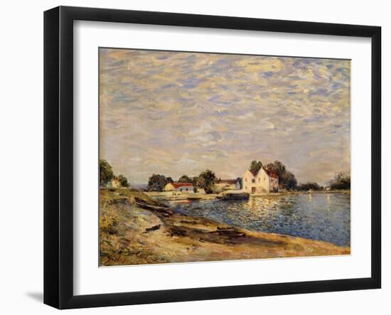 Saint-Mammes, on the Banks of the Loing; Saint-Mammes, Les Bord Du Loing, 1884-Alfred Sisley-Framed Giclee Print