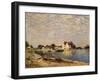 Saint-Mammes, on the Banks of the Loing; Saint-Mammes, Les Bord Du Loing, 1884-Alfred Sisley-Framed Giclee Print