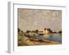 Saint-Mammes, on the Banks of the Loing; Saint-Mammes, Les Bord Du Loing, 1884-Alfred Sisley-Framed Giclee Print