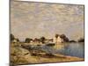 Saint-Mammes, on the Banks of the Loing; Saint-Mammes, Les Bord Du Loing, 1884-Alfred Sisley-Mounted Giclee Print