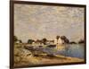 Saint-Mammes, on the Banks of the Loing; Saint-Mammes, Les Bord Du Loing, 1884-Alfred Sisley-Framed Giclee Print