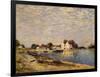 Saint-Mammes, on the Banks of the Loing; Saint-Mammes, Les Bord Du Loing, 1884-Alfred Sisley-Framed Giclee Print