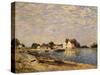 Saint-Mammes, on the Banks of the Loing; Saint-Mammes, Les Bord Du Loing, 1884-Alfred Sisley-Stretched Canvas