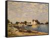 Saint-Mammes, on the Banks of the Loing; Saint-Mammes, Les Bord Du Loing, 1884-Alfred Sisley-Framed Stretched Canvas