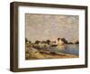 Saint-Mammes, on the Banks of the Loing-Alfred Sisley-Framed Giclee Print