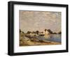 Saint-Mammes, on the Banks of the Loing-Alfred Sisley-Framed Giclee Print