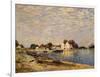 Saint-Mammes, on the Banks of the Loing-Alfred Sisley-Framed Giclee Print