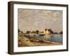 Saint-Mammes, on the Banks of the Loing-Alfred Sisley-Framed Giclee Print