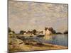 Saint-Mammes, on the Banks of the Loing-Alfred Sisley-Mounted Giclee Print